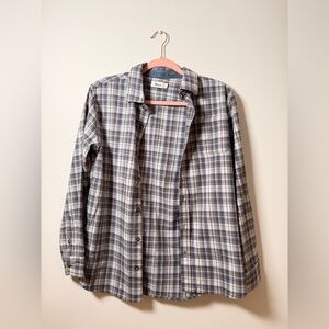 The Commons Youth' Blue Plaid Button-Down Shirt